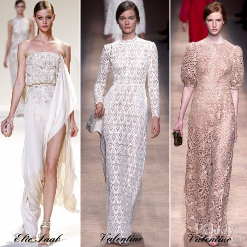 T臺(tái)示范：Elie Saab,，Valentino，Valentino