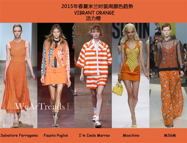 廣東時尚學(xué)院新聞訊：2015年春夏米蘭時裝周顏色趨勢