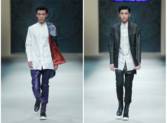 香港服裝學(xué)院新聞?dòng)崳?015秋冬中國時(shí)裝周 曾鳳飛帶你感悟“壁藝”精髓