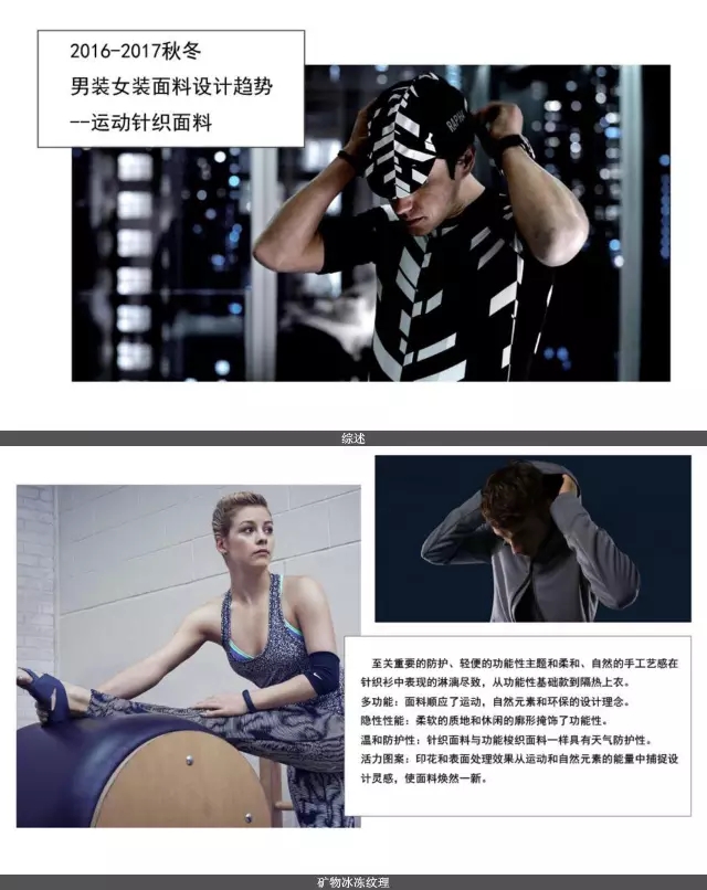 2016/2017秋冬男裝女裝面料設(shè)計(jì)趨勢(shì)—運(yùn)動(dòng)針織面料