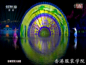 《美麗的愛情傳說》里的扇子背景